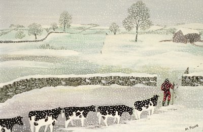 Cotswold: Winter Scene by Maggie Rowe